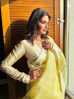 The Ivy Saree In Lemon