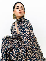 The Cheetah Print Saree