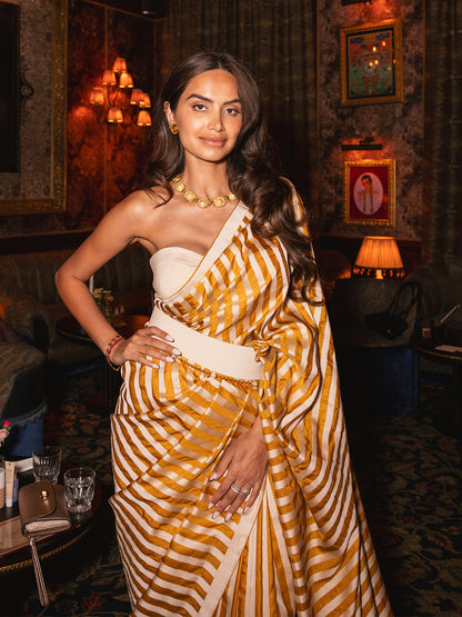 Diipa Khosla In The Candy Cane Saree