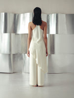 ANITQUE WHITE COWL TOP