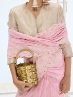 The Candice Saree in Blush Orange