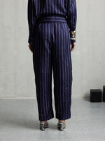 PARACHUTE PURPLE PINSTRIPE FLAP PANTS