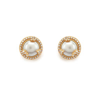 Opaline Ivory Studs