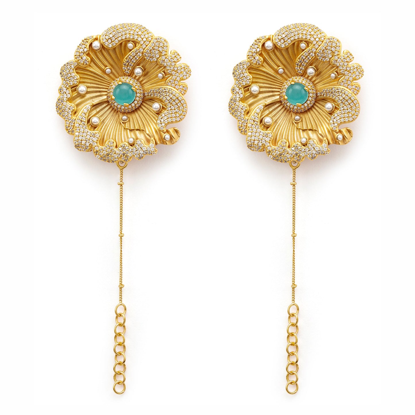 Odeta Floral Studs