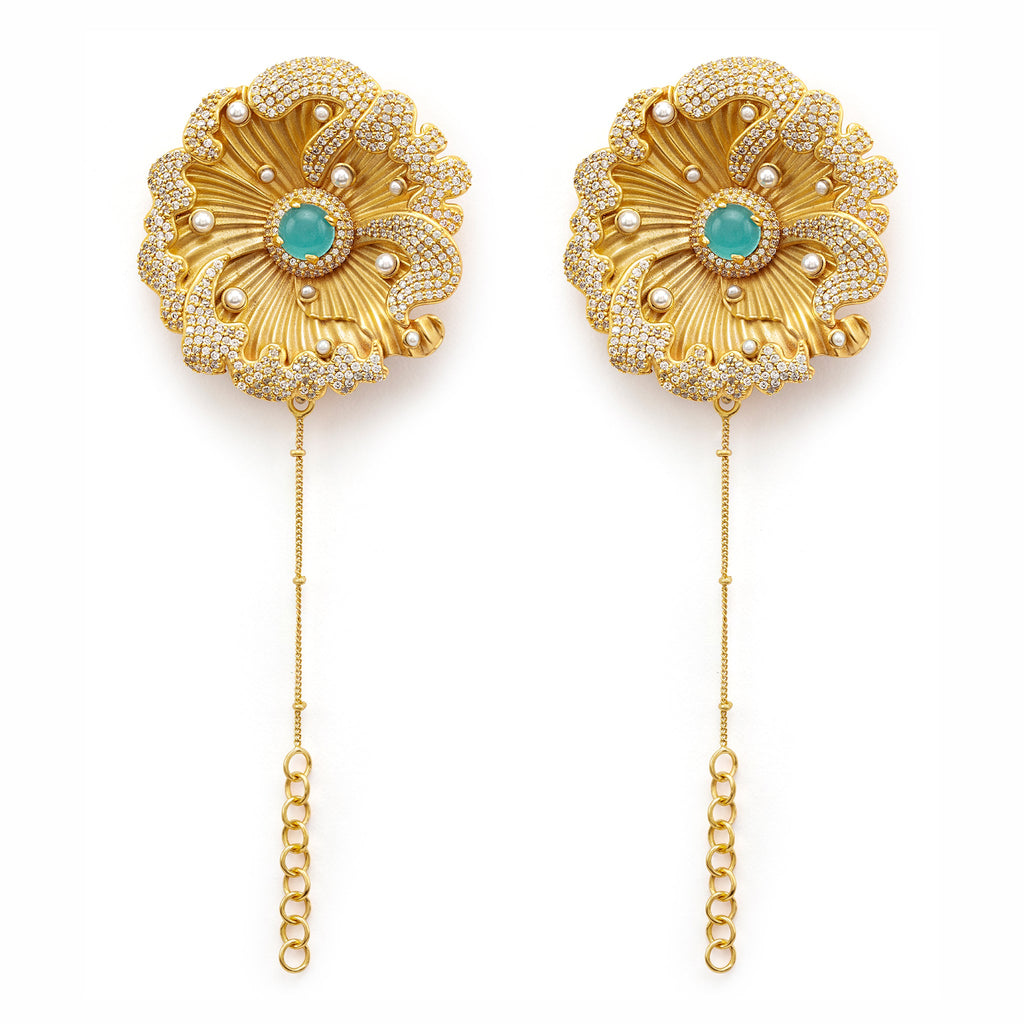 Odeta Floral Studs