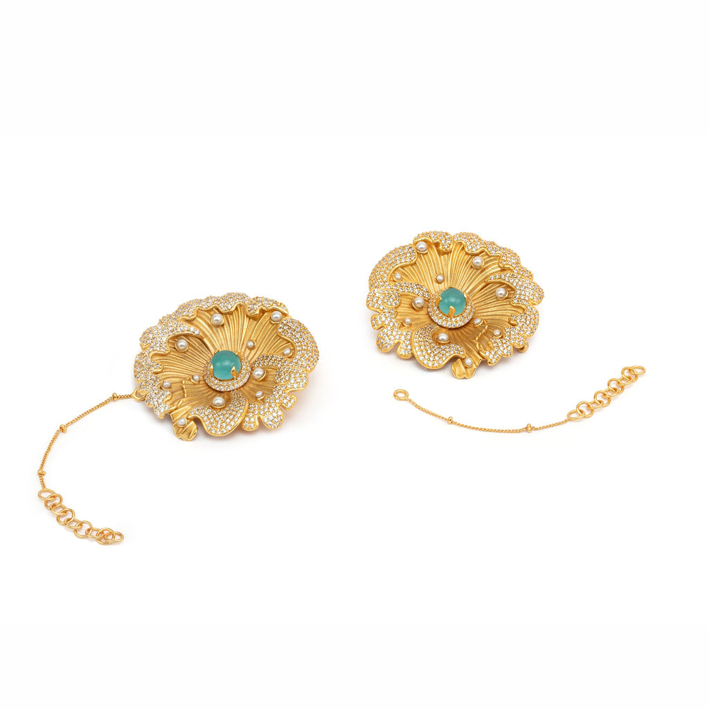 Odeta Floral Studs