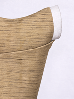 Handwoven Dusty Beige Striped Blouse Fabric