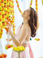 Handwoven Blush Pink Silk Saree