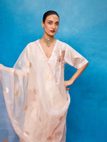Handwoven Off-White Silk Banarasi Suit