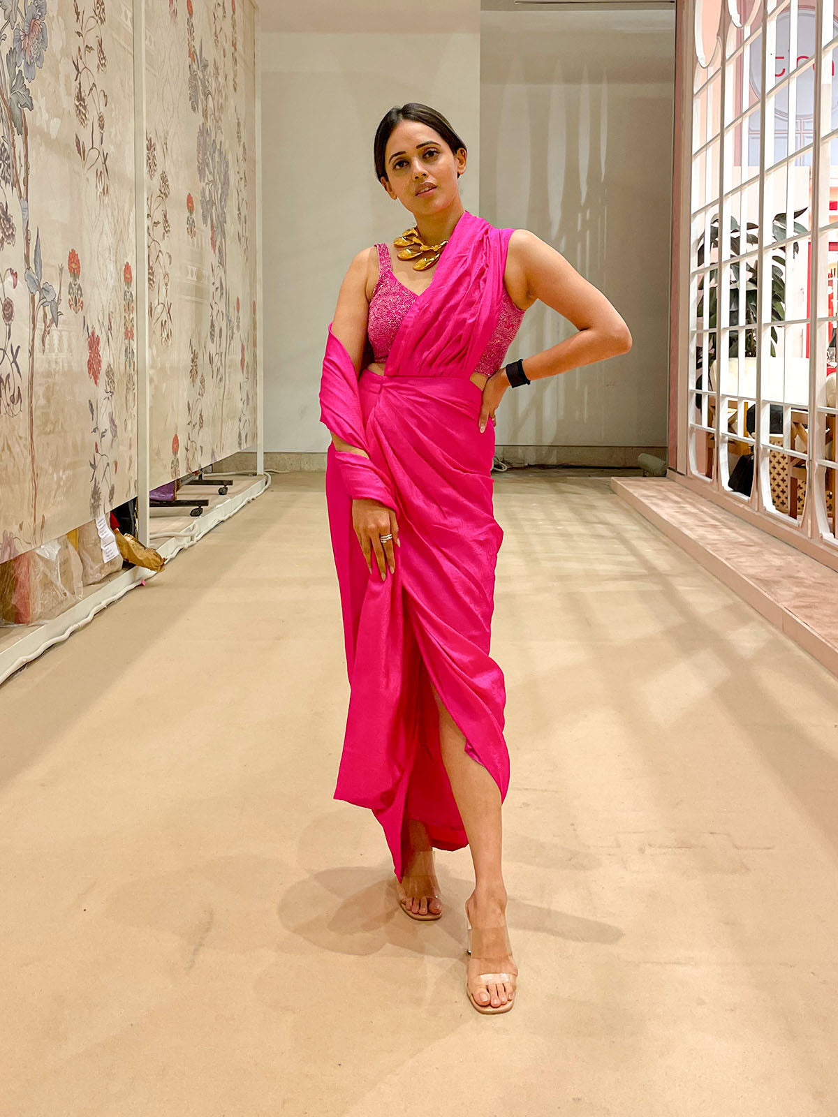 Nia Handwoven Pre-draped Saree