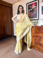 The Ivy Saree In Lemon