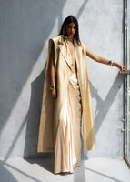 CHARDONAY LONG CAPE & DRAPE SKIRT
