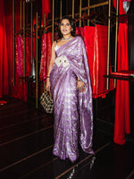 Lilac Gerum Saree