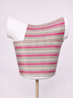 Handwoven Multi-colour Striped  Blouse Fabric