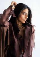 ESPRESSO ORGANZA SHIRT & PANTS