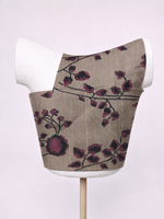 Handwoven Brown Banarasi Emboss Blouse Fabric