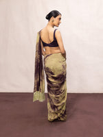 Multicolour Chiffon Digital Print Saree