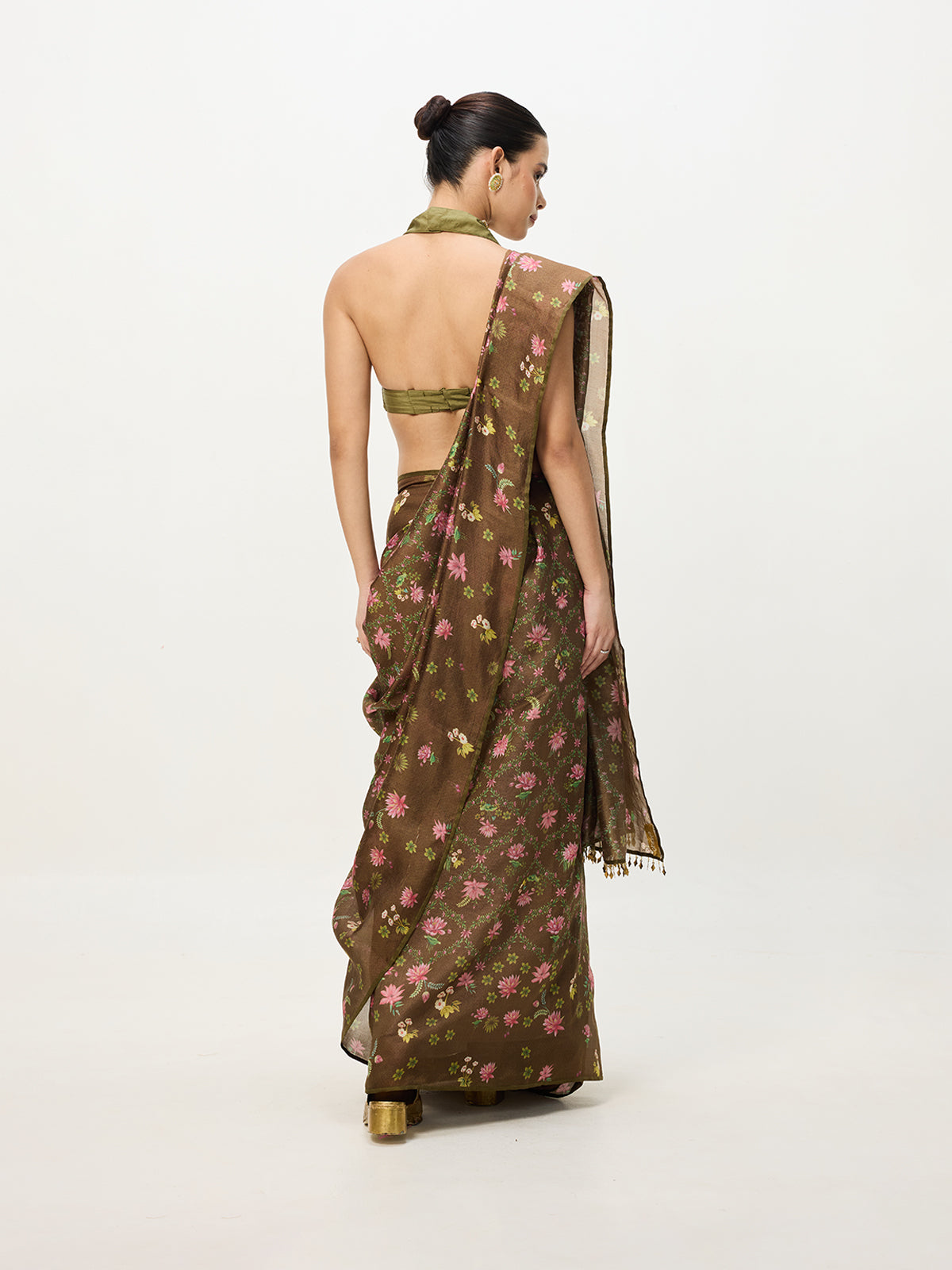Multi-colour Digital Print Saree