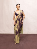 Multicolour Chiffon Digital Print Saree