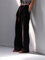 BRISTOL BLACK FOLDOVER PANTS