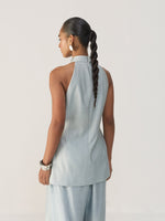 DUSTY BLUE CUT OUT CO-ORD