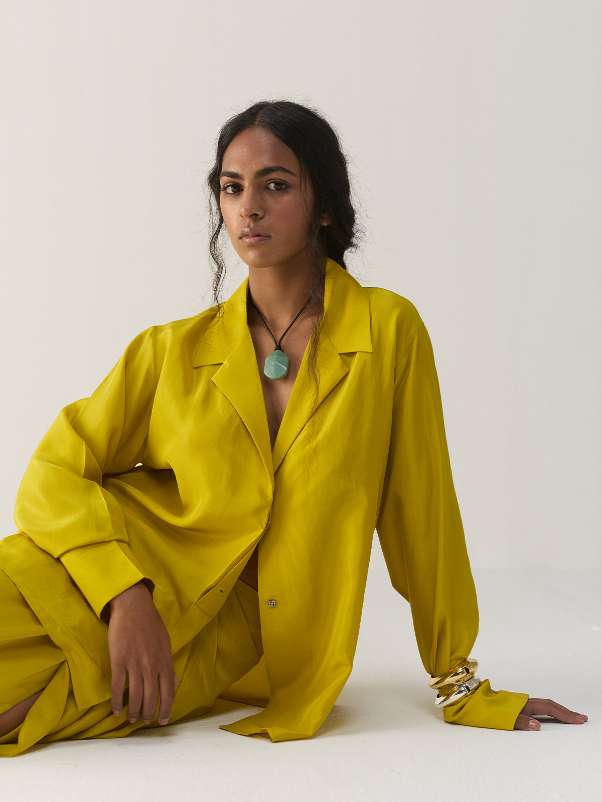 CANARY YELLOW SHIRT & SKIRT