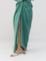 SEA GREEN SHIRT & SKIRT