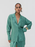 SEA GREEN SHIRT & SKIRT