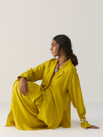 CANARY YELLOW SHIRT & SKIRT