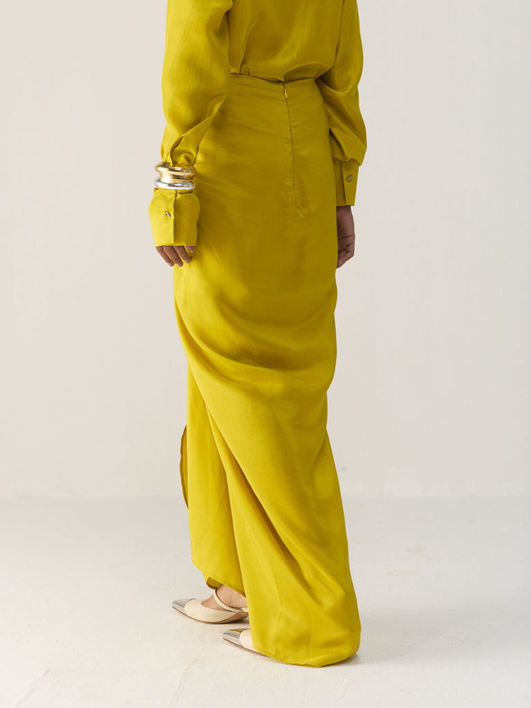 CANARY YELLOW SHIRT & SKIRT