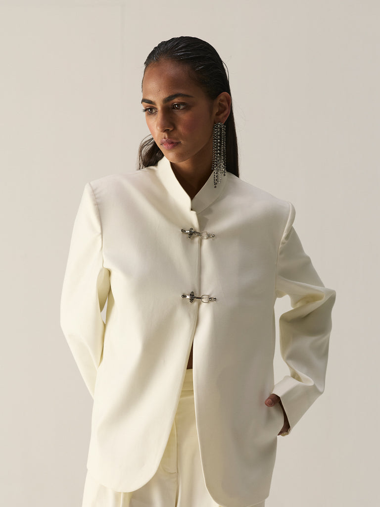 WHISPER WHITE MANDRAIN JACKET
