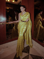 Yellow Gerum Saree