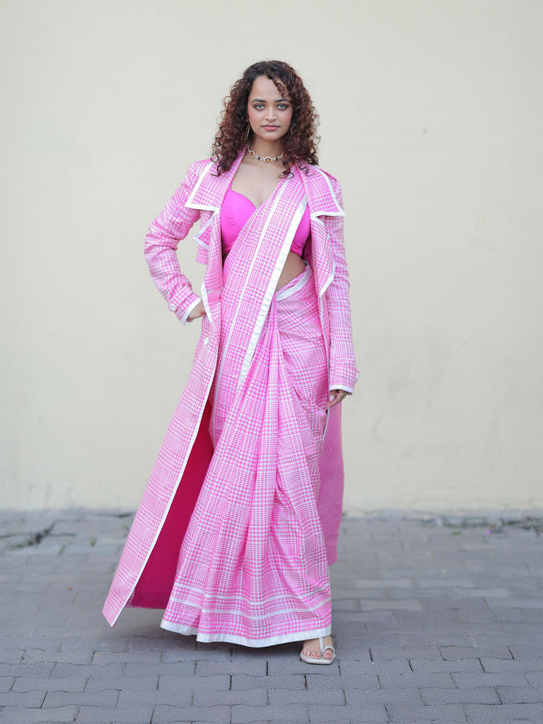 Pink Cher Saree