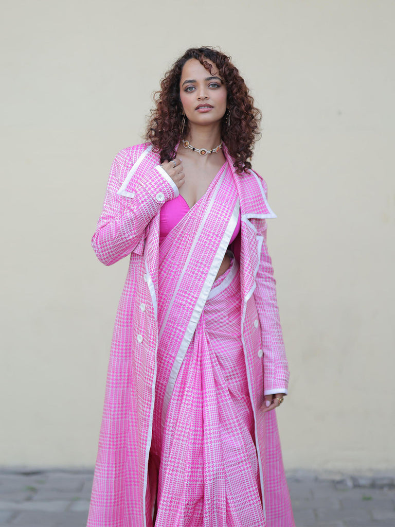 Pink Cher Saree