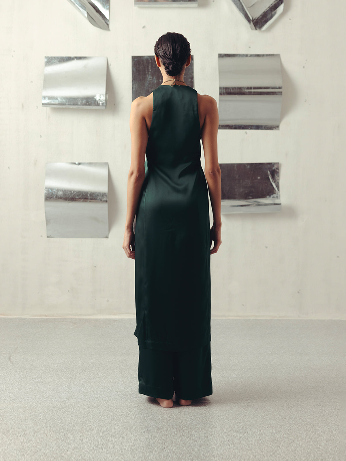 POSY GREEN TANK TOP & PANTS