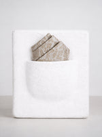 Nude Peach Banarasi Pocket Square
