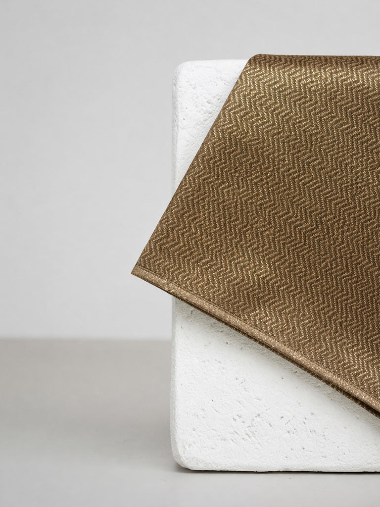 Golden Banarasi Pocket Square