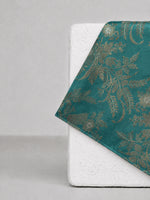 Aqua Blue Banarasi Pocket Square