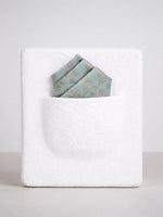 Ice Blue Banarasi Pocket Square