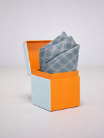 Dusty Grey Banarasi Pocket Square