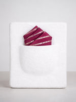 Berry Pink Banarasi Pocket Square
