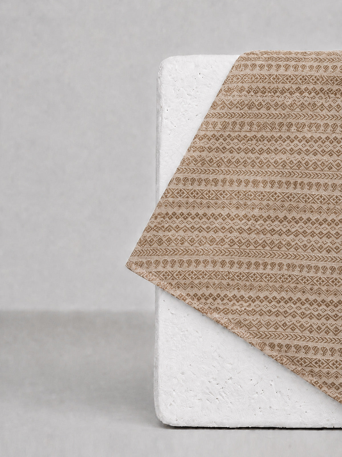 Tea Rose Banarasi Pocket Square