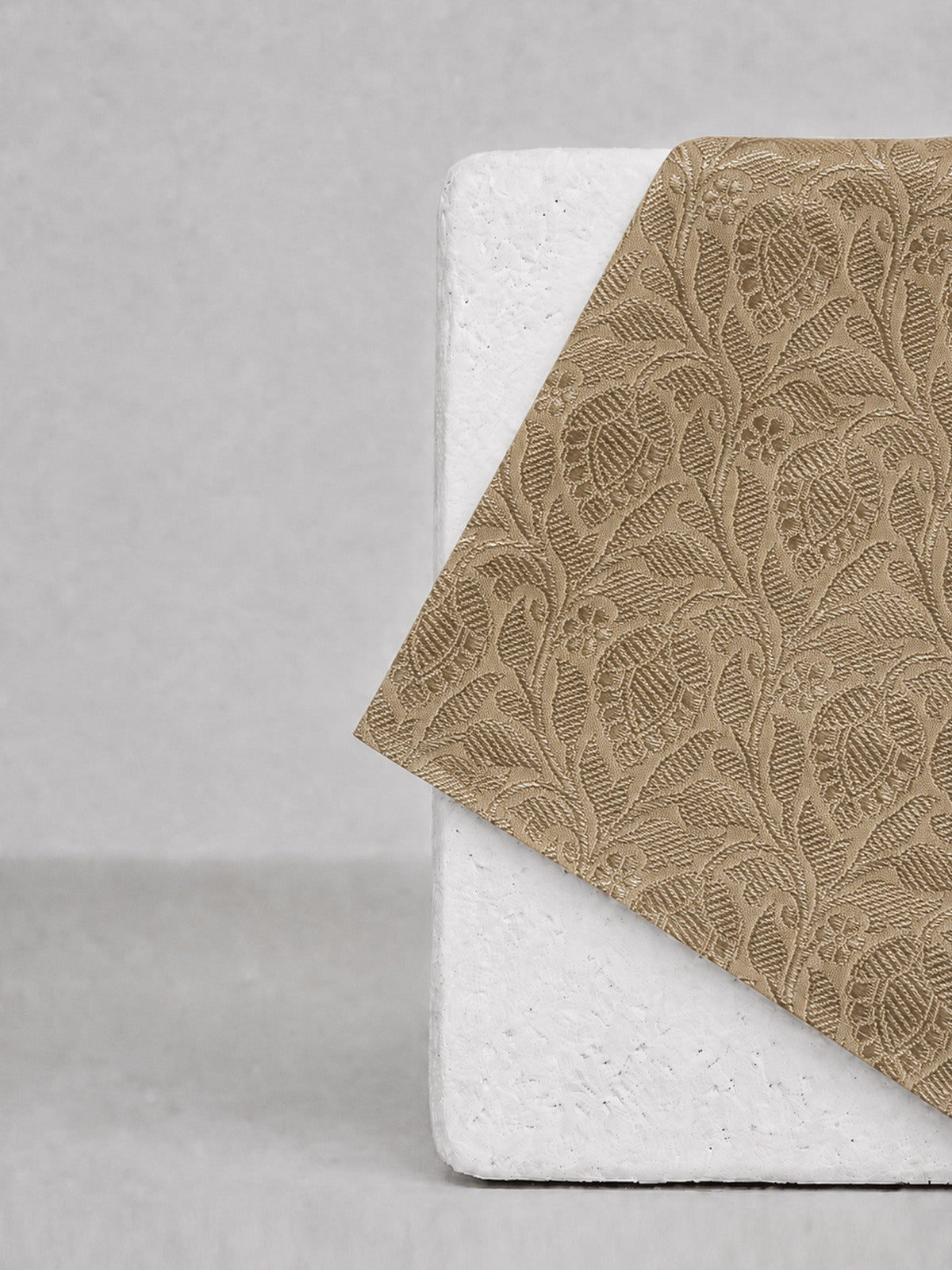 Antique Rose Banarasi Pocket Square