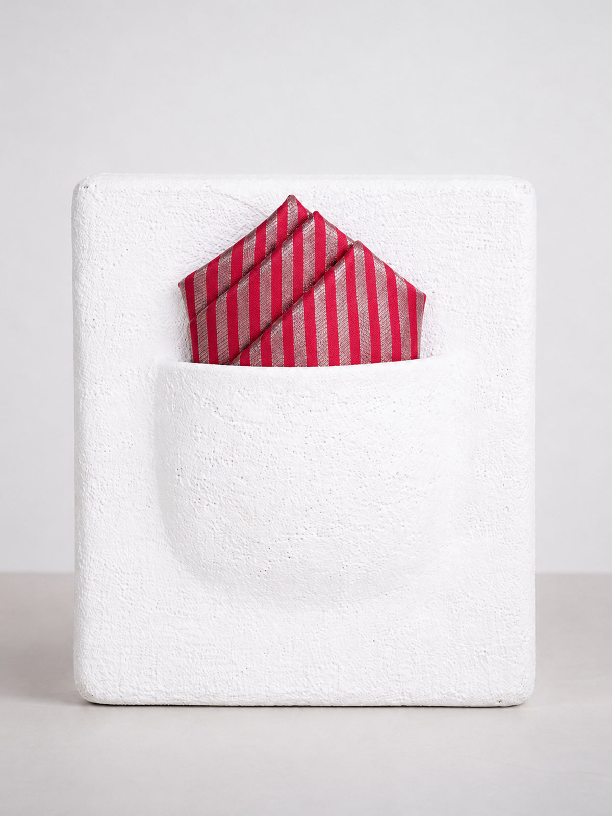 Fuchsia Pink Banarasi Pocket Square