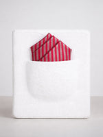 Fuchsia Pink Banarasi Pocket Square
