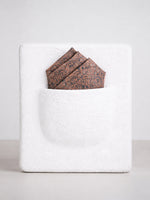 Coral Printed Pocket Square