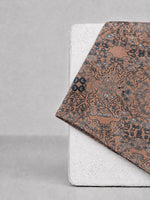 Coral Printed Pocket Square