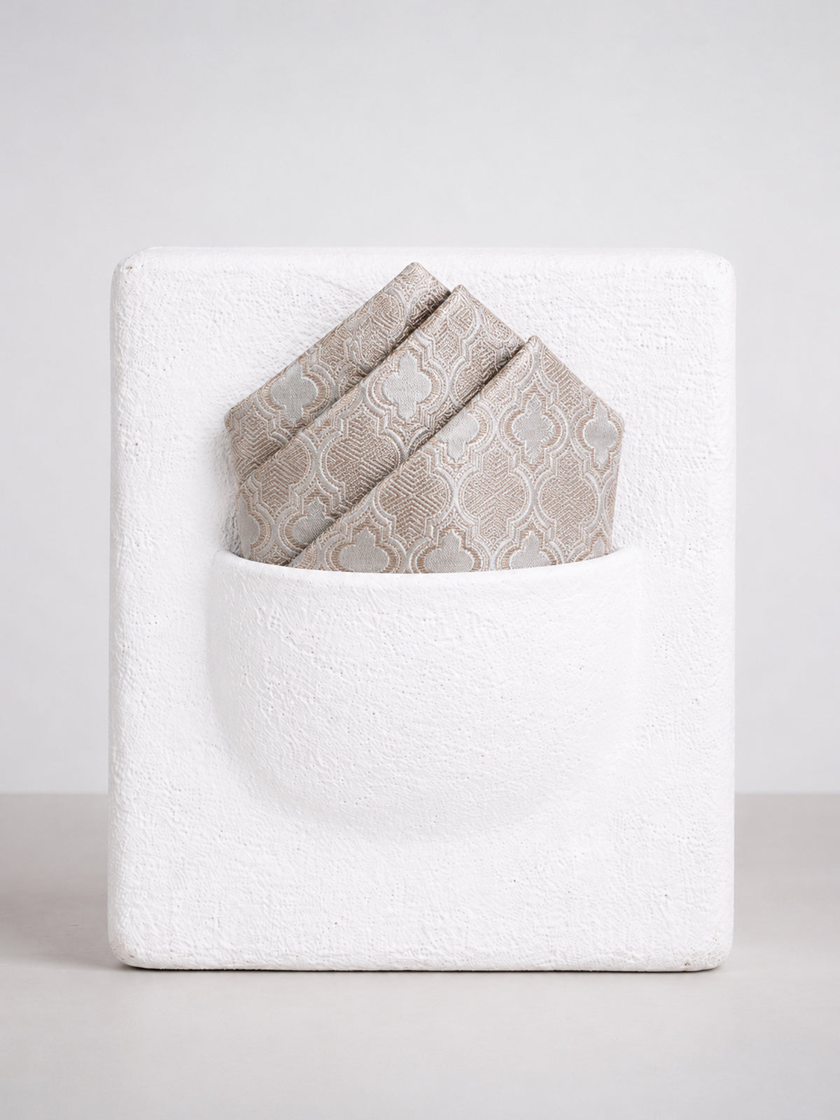 Dusty Rose Banarasi Pocket Square