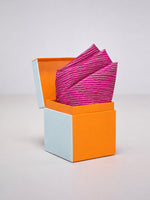 Hot Pink Banarasi Pocket Square