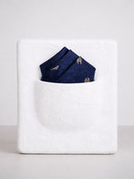 Black Banarasi Pocket Square